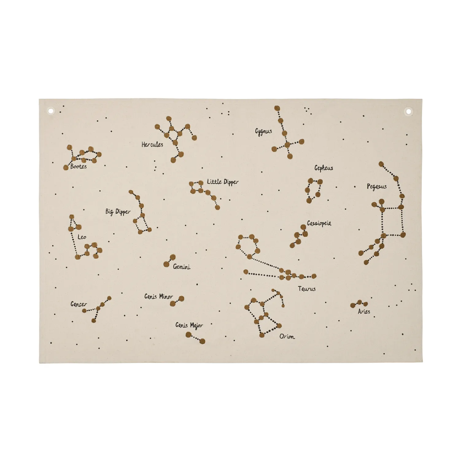 Ferm Living Carte textile Constellation Non teint, cm