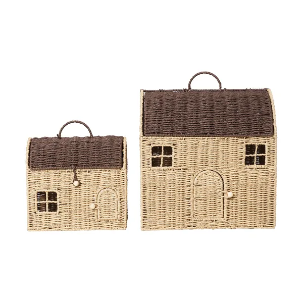 Casu husformade förvaringskorgar, 2 delar, Natural