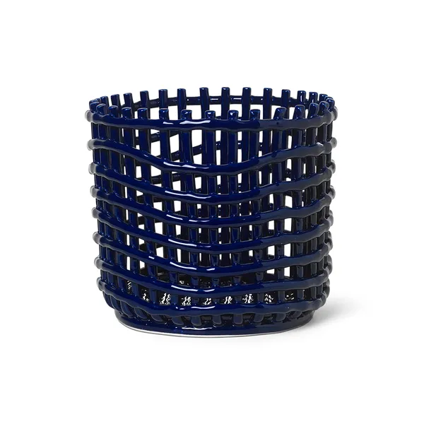 Ceramic flätad korg Ø23,5 cm