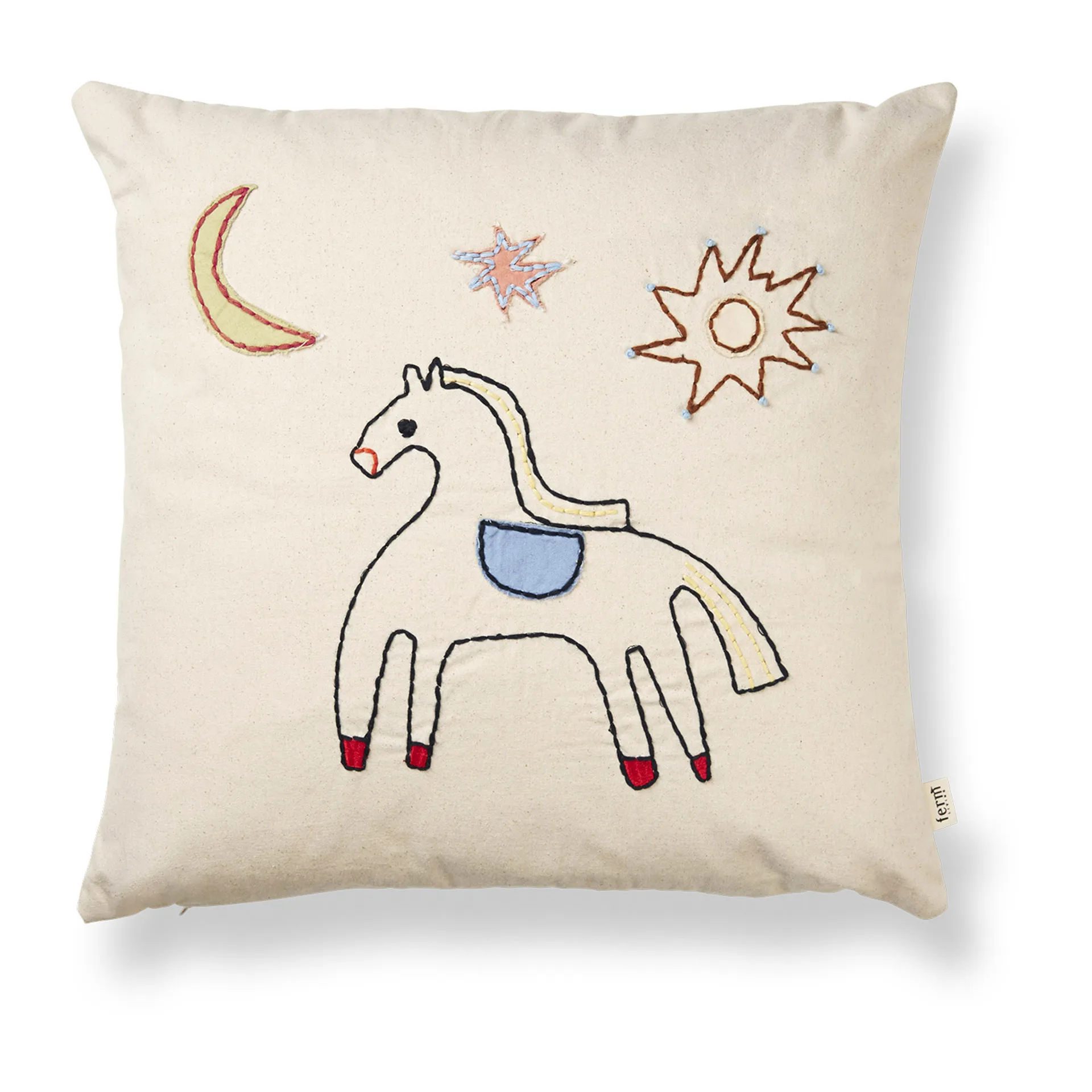 Ferm Living Coussin Naive cm Horse