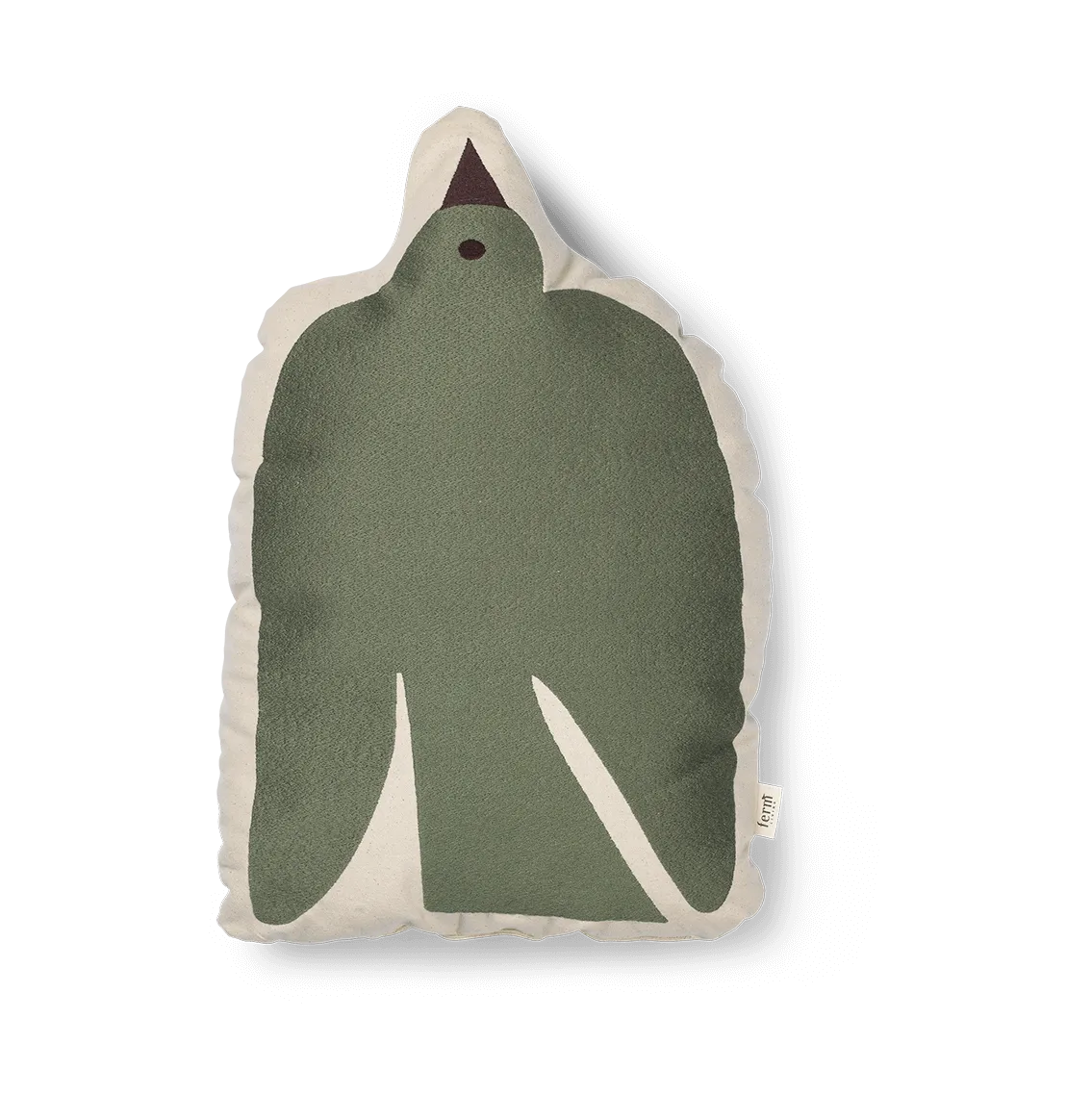 Ferm Living Coussin Swif bird 32,5x48 cm Avocado Green