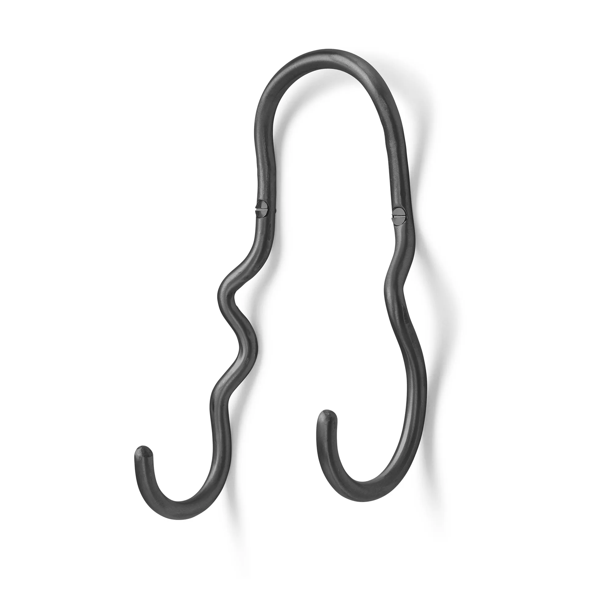 Ferm Living Crochet Curvature double Laiton noir