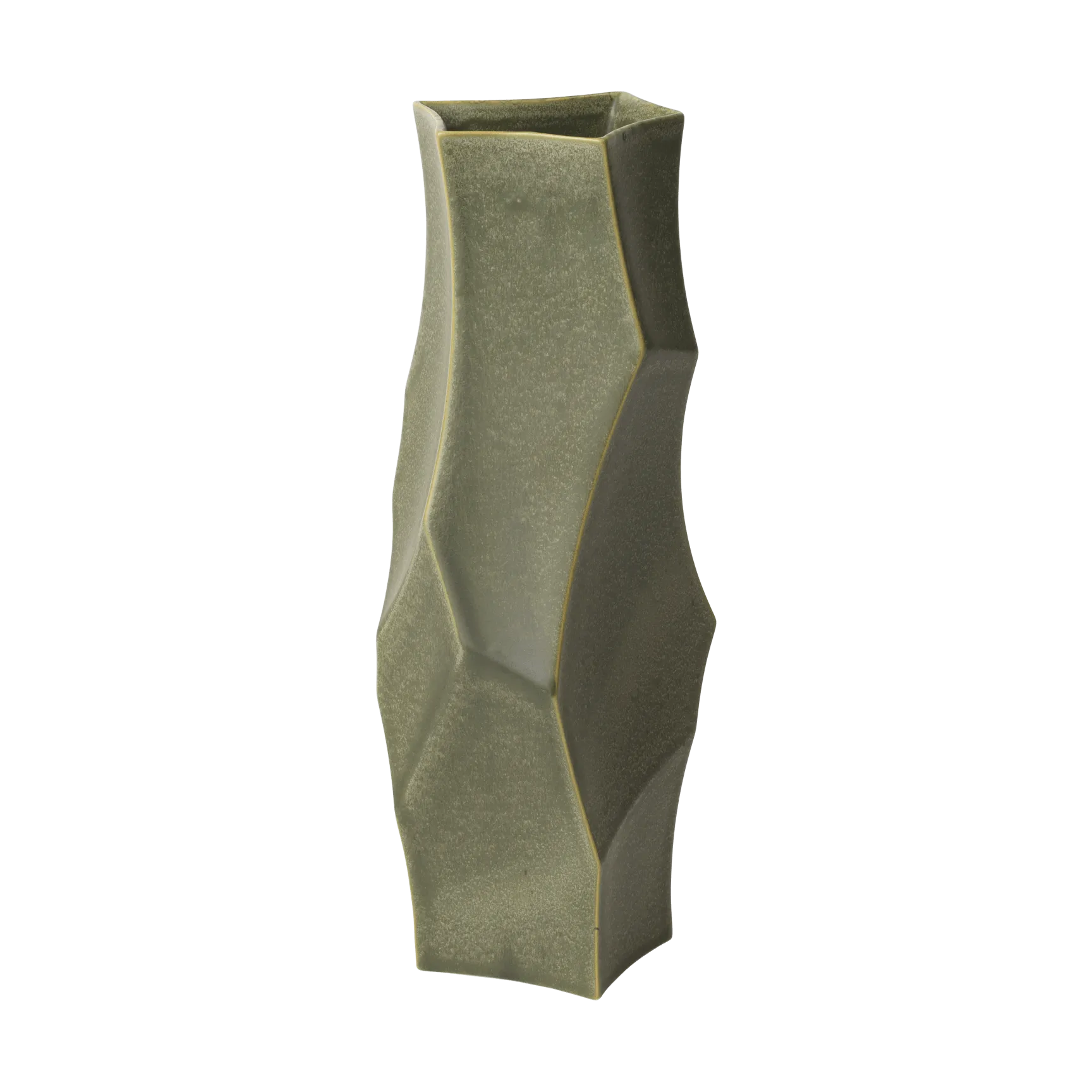 Ferm Living Cueva vase 37 cm Dark sage