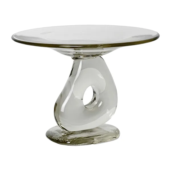 Damo glass centerpiece fat Ø30 cm