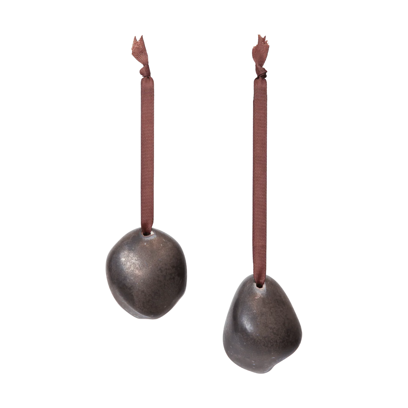 Ferm Living Décoration suspendue Bellure 7 cm, 2 pièces Rustic Bronze