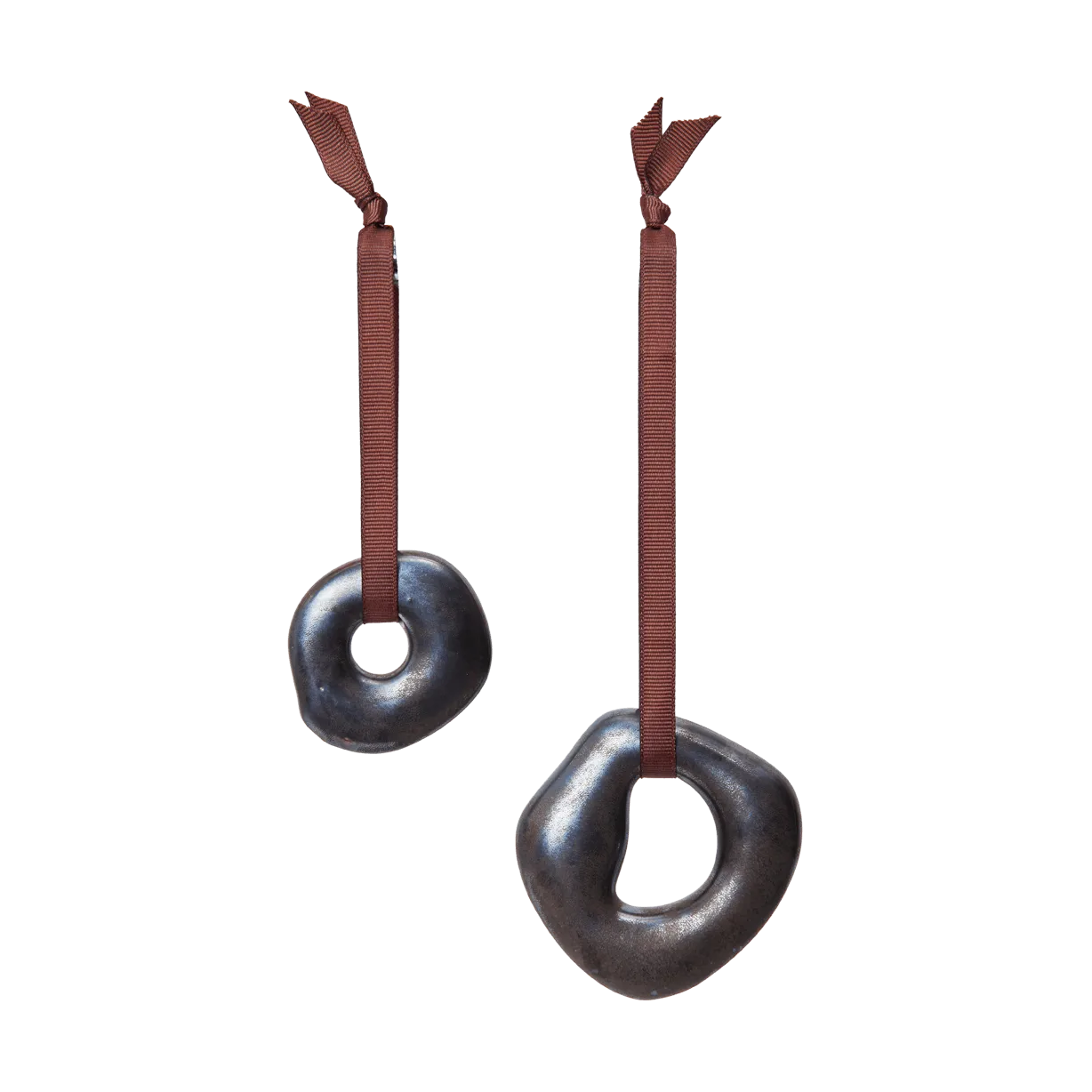 Ferm Living Décoration suspendue Orrith, 2 pièces Rustic Bronze