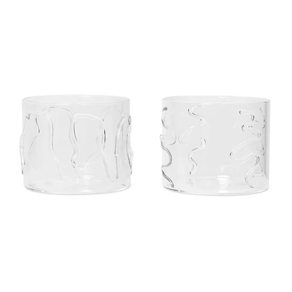 Doodle dricksglas low 2-pack, 20 cl