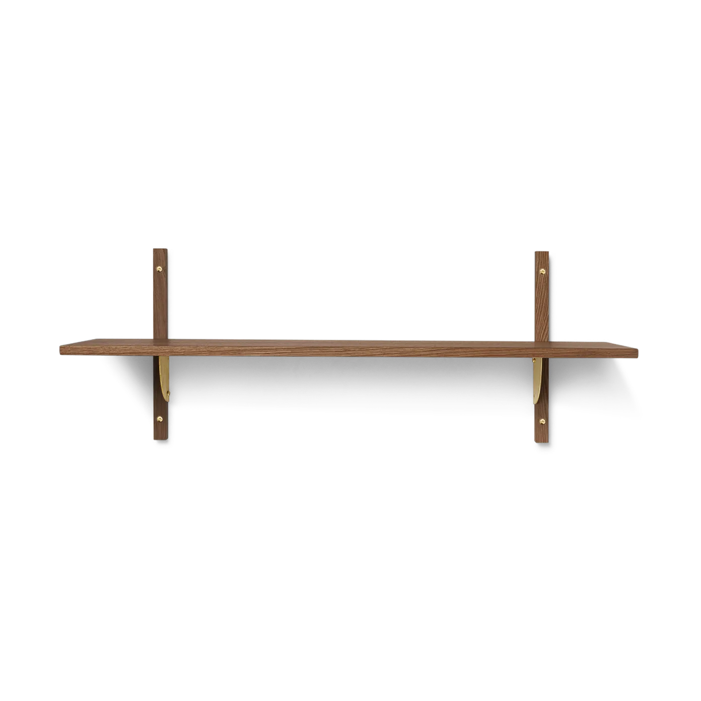 Ferm Living Étagère Sector L/S Smoked Oak, brass