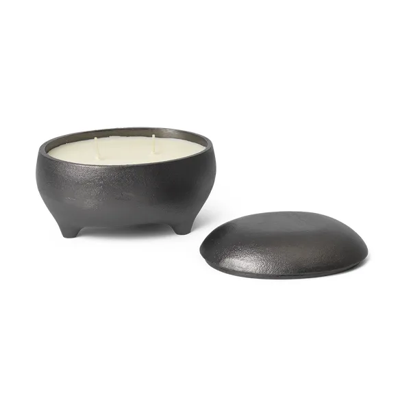 Evoke twin ljus i burk, Blackened Aluminium