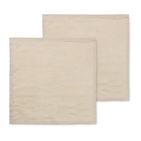 Ferm Living linneservetter 2-pack, Natural