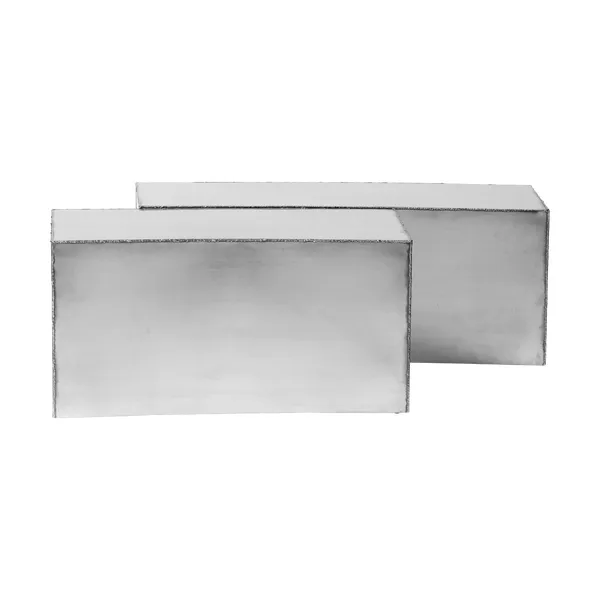 Ferra soffbord 2 delar, Stainless steel