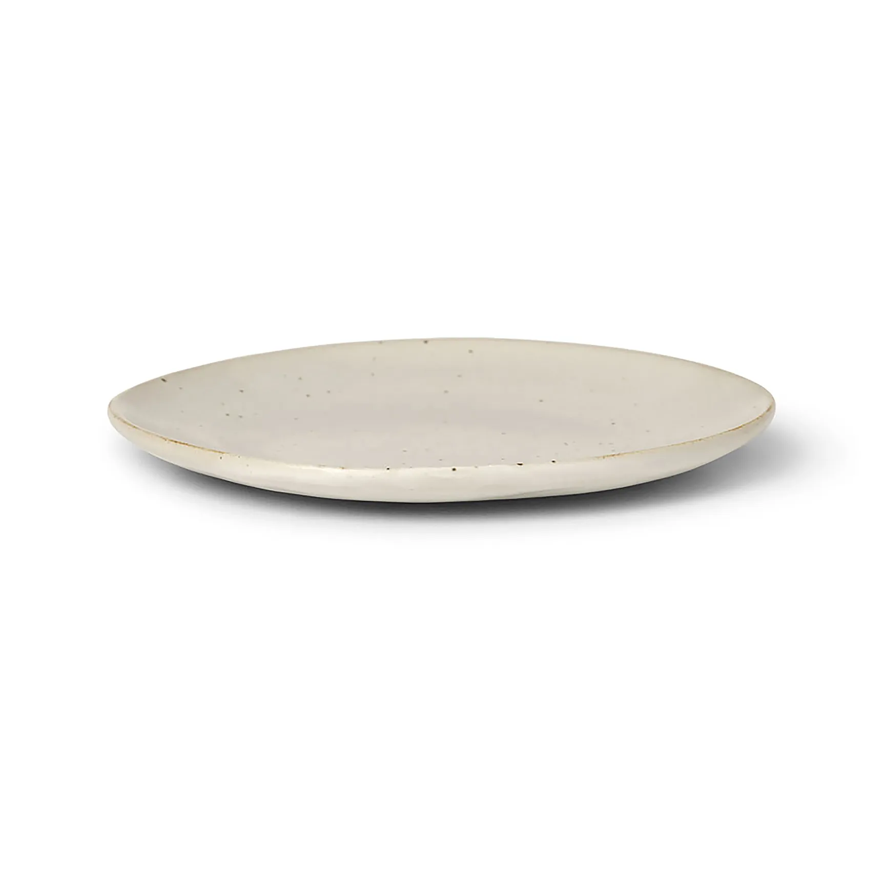 Ferm Living Flow assiett 15 cm Off-white speckle