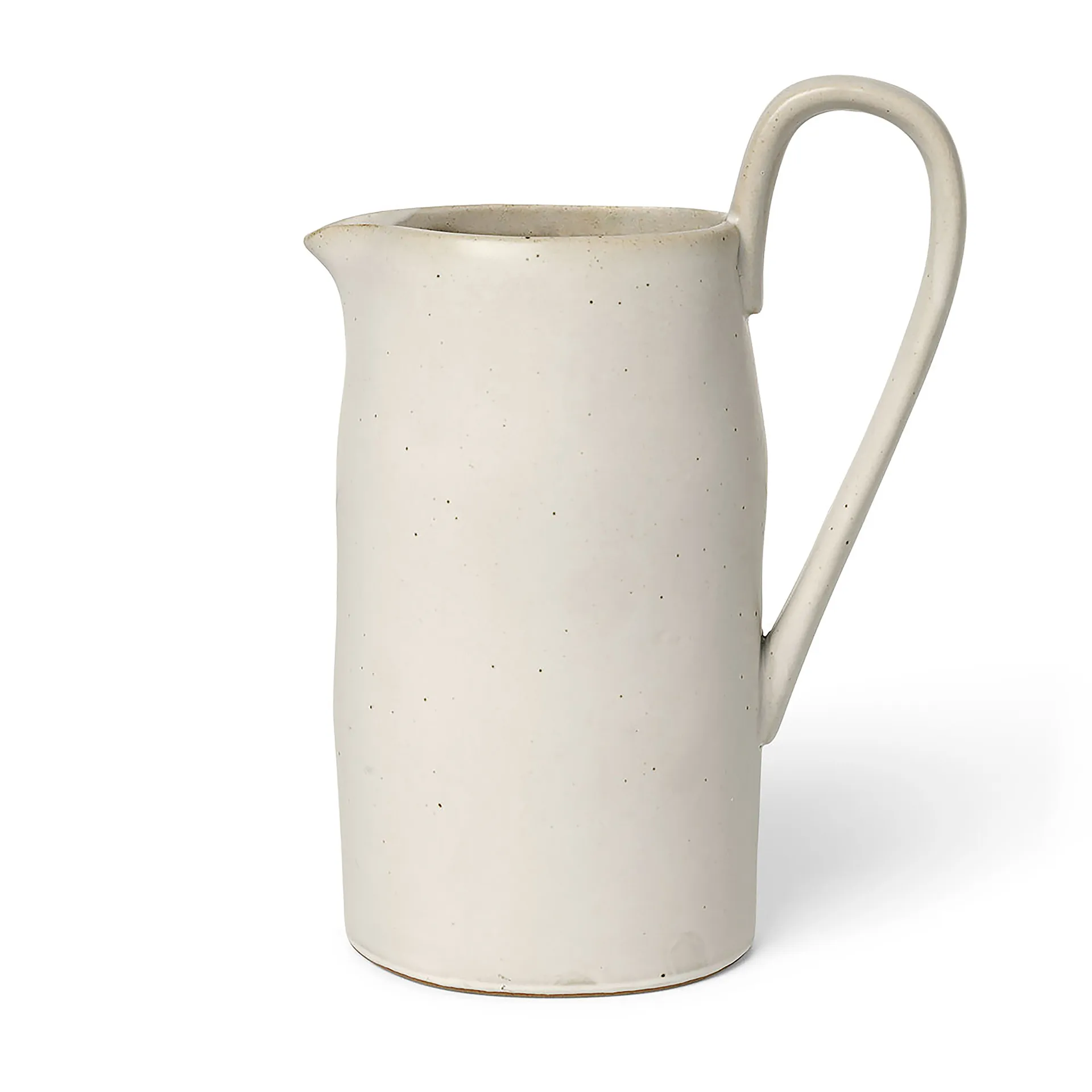 Ferm Living Flow kande 1 L Offwhite speckle