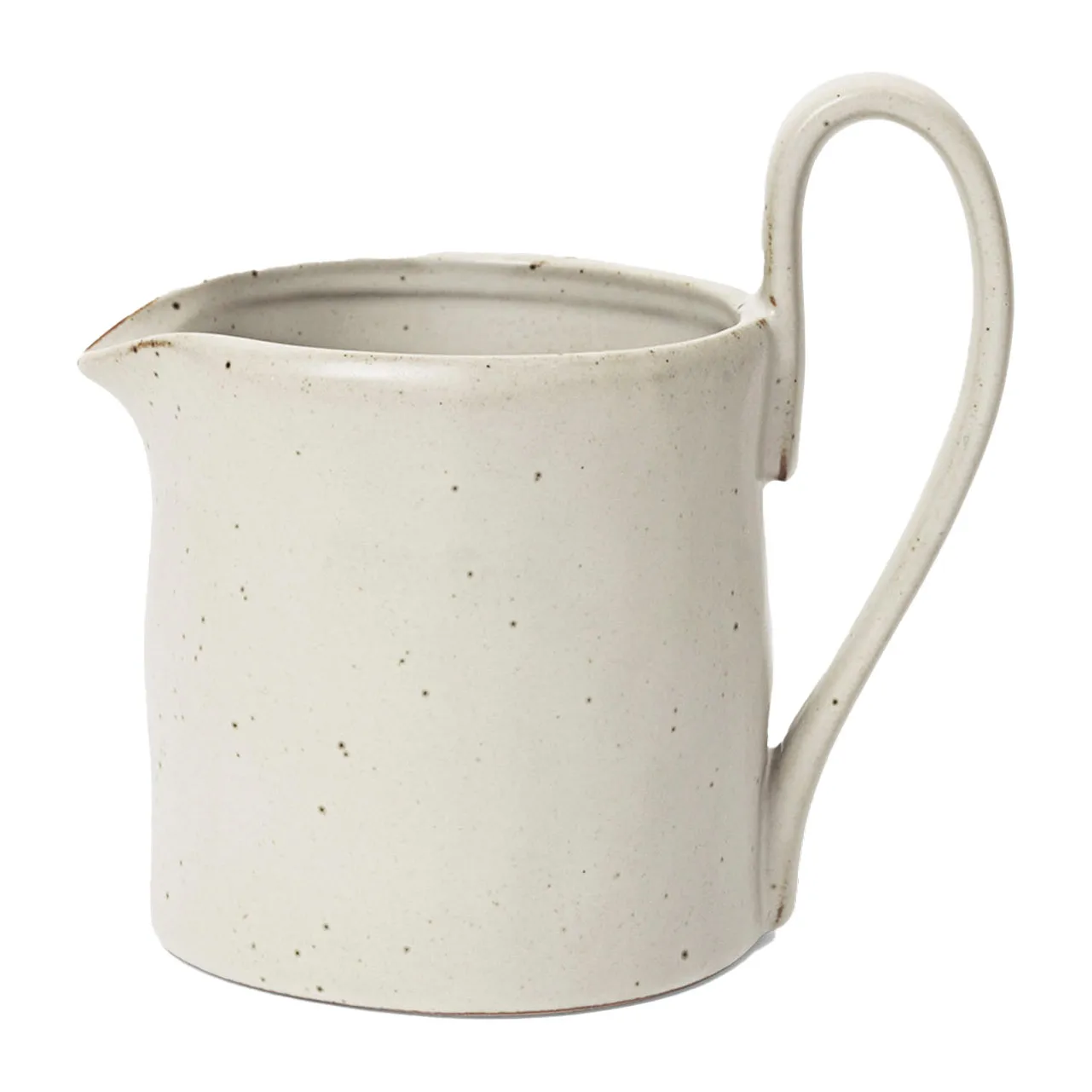 Ferm Living Flow mælkekande 30 cl Offwhite speckle