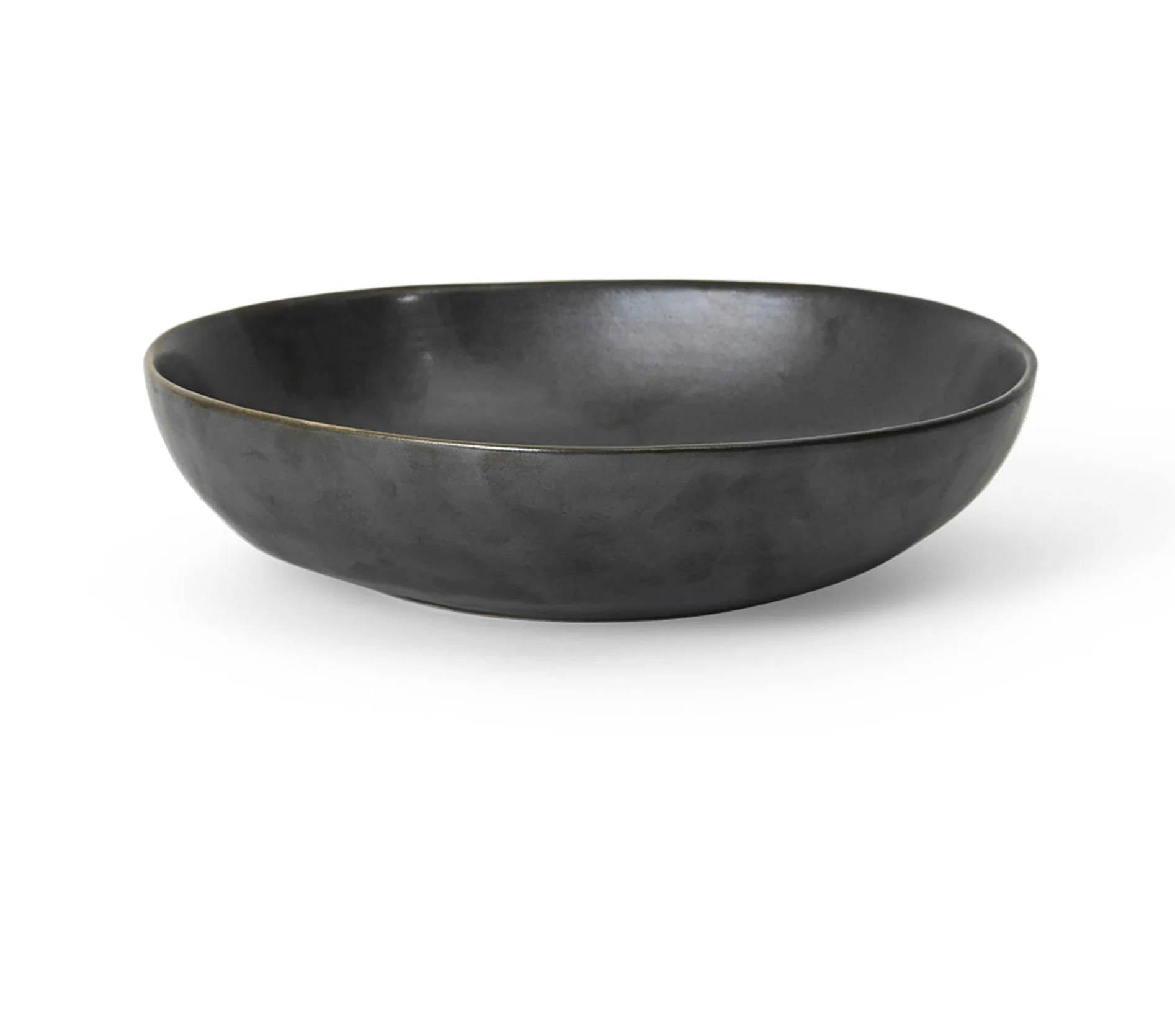 Ferm Living Flow sk&aring;l large &Oslash;19,5 cm Black