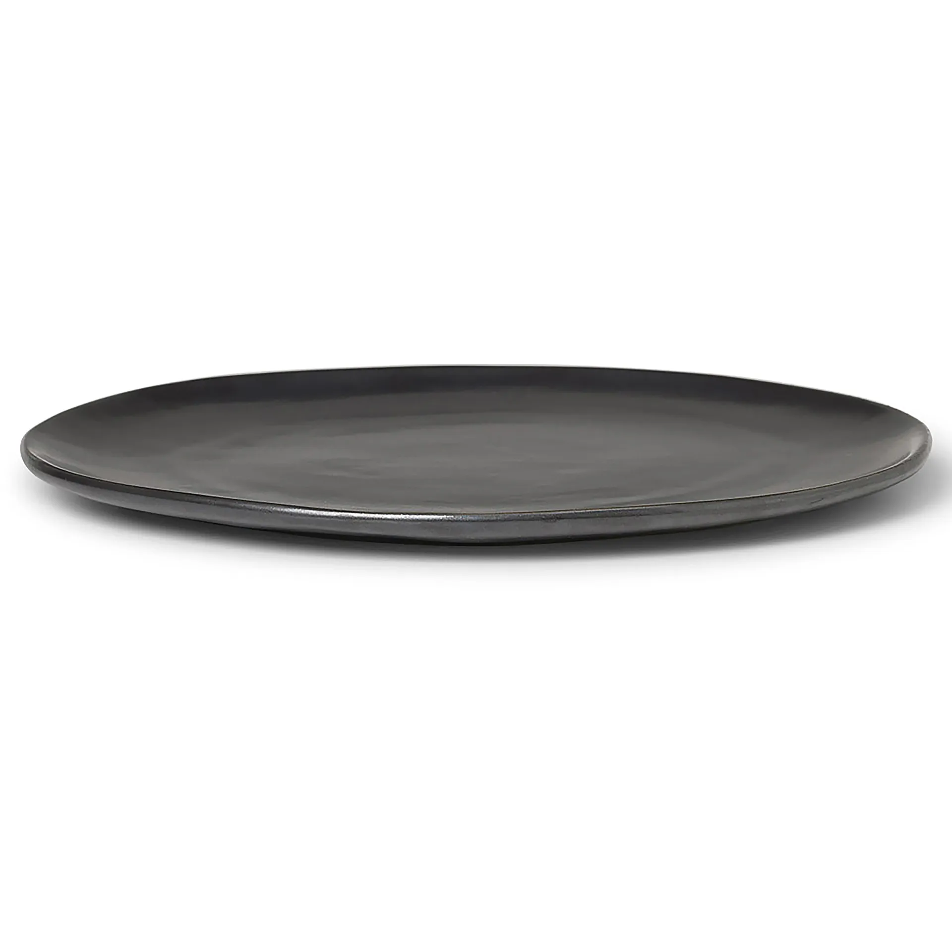 Ferm Living Flow tallerken 27 cm Black billede