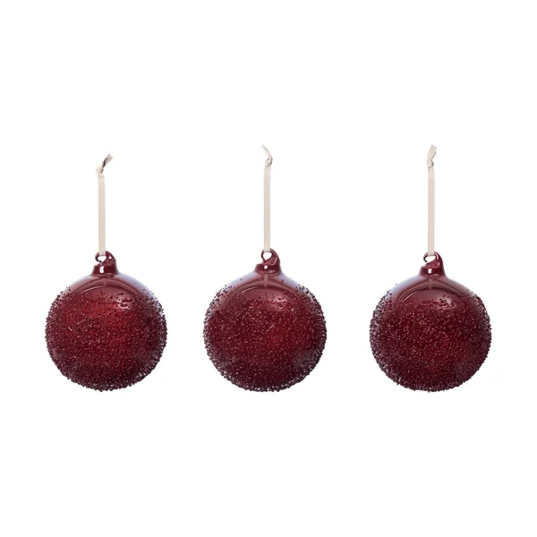 Flurry julgranskulor 3-pack, L, Picante