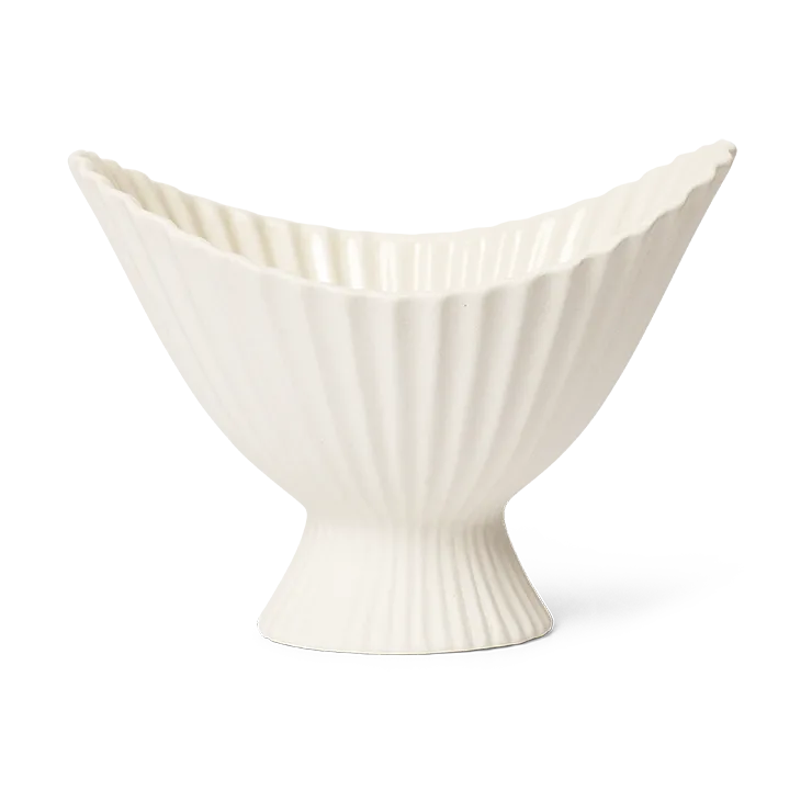 Ferm Living Fountain skål 19 cm Off-white