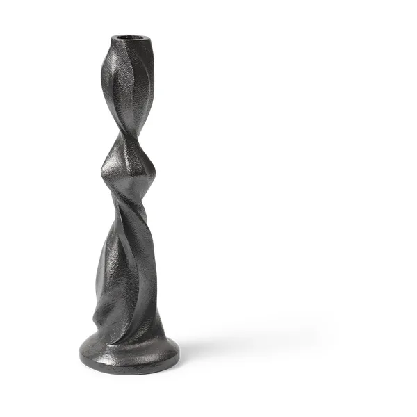 Gale ljusstake 25 cm, Blackened Aluminium