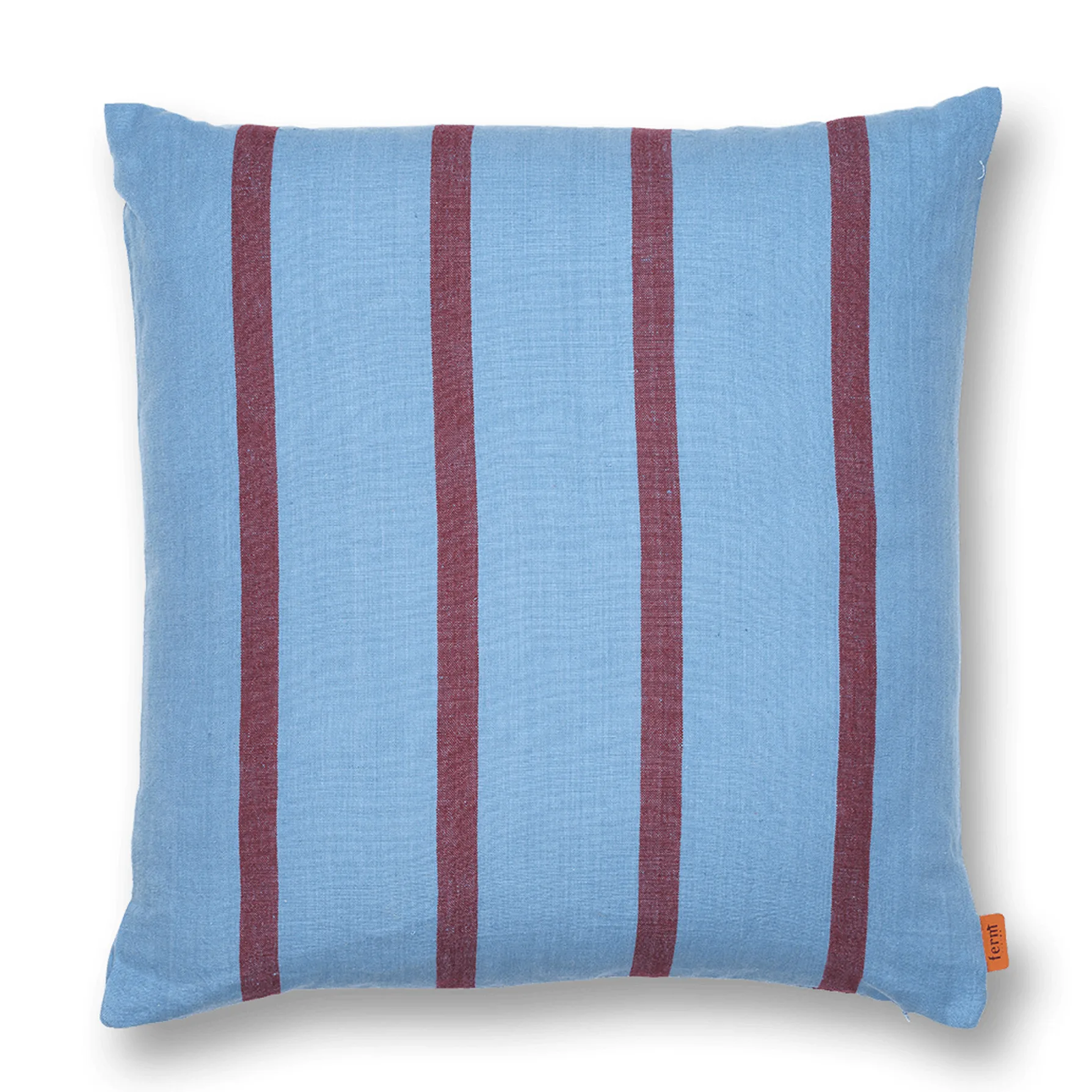 Ferm Living Grand kudde 50×50 cm Faded blue-burgundy