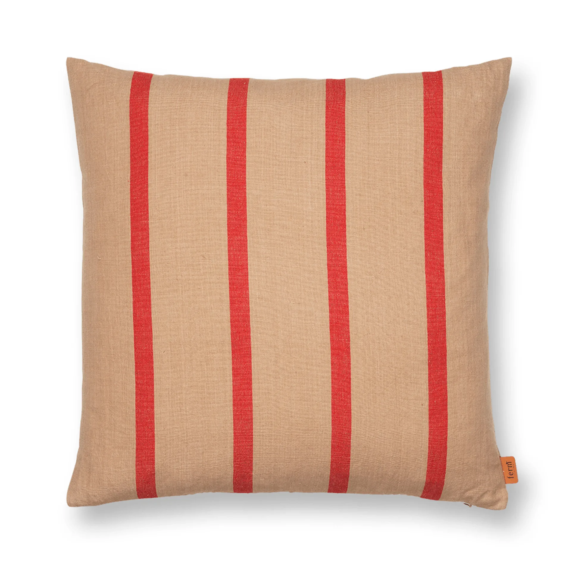 Ferm Living, Grand Dekorativ pude - Camel/Red