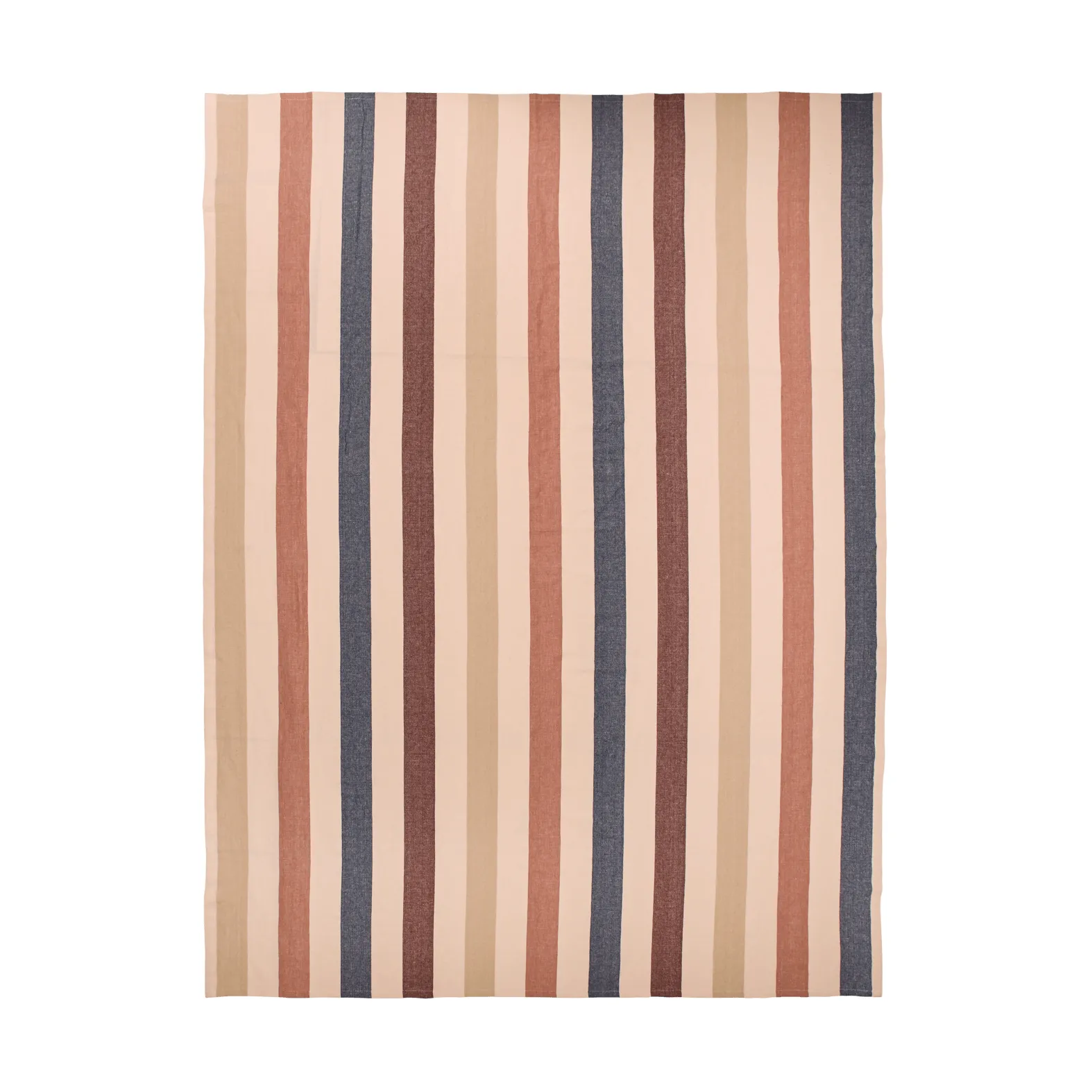 Ferm Living Hale dug Cashmere-mocha-indigo blue, 150x240 cm