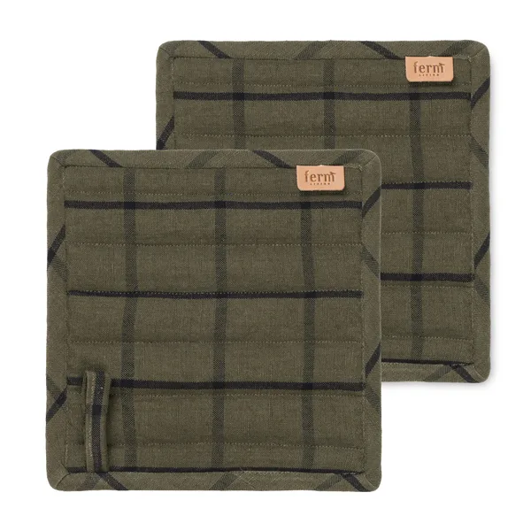 Hale grytlapp 2-pack, Grön