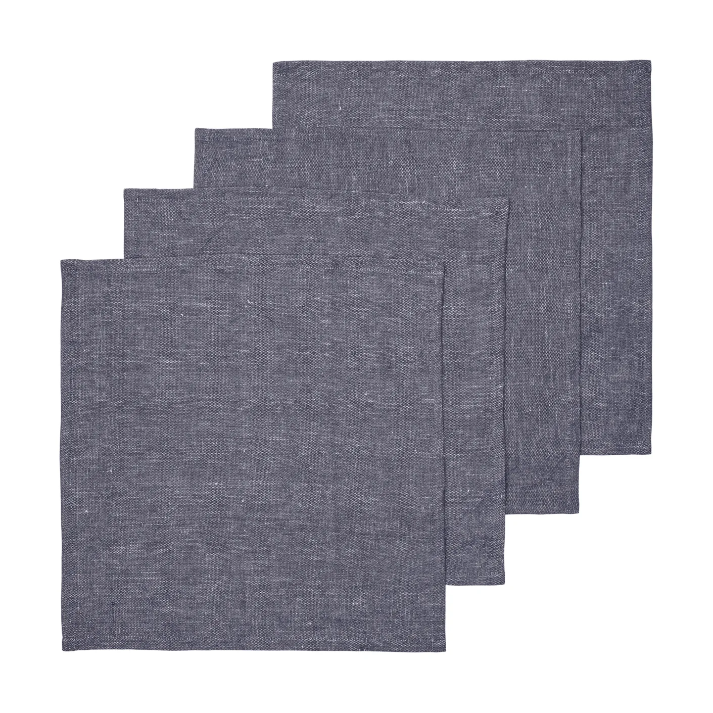 Ferm Living Hale serviet 4-pak Indigo blue, 35x35 cm