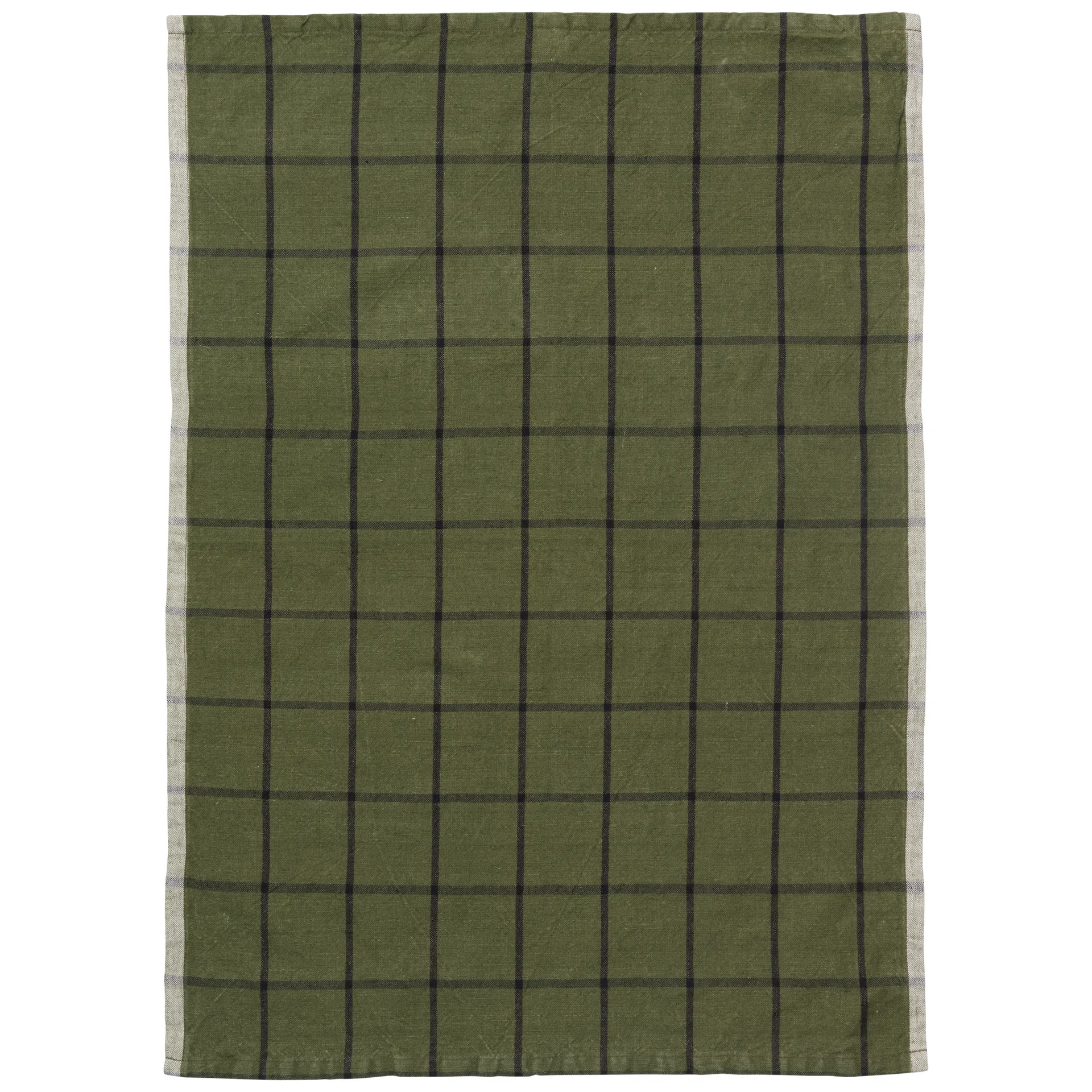 Ferm Living Hale viskestykke 50x70 cm Green-black