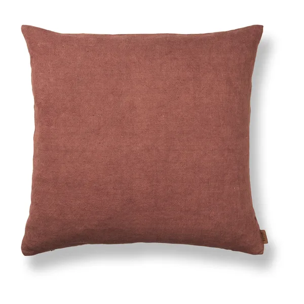 Heavy Linen kudde 50x50 cm, Berry