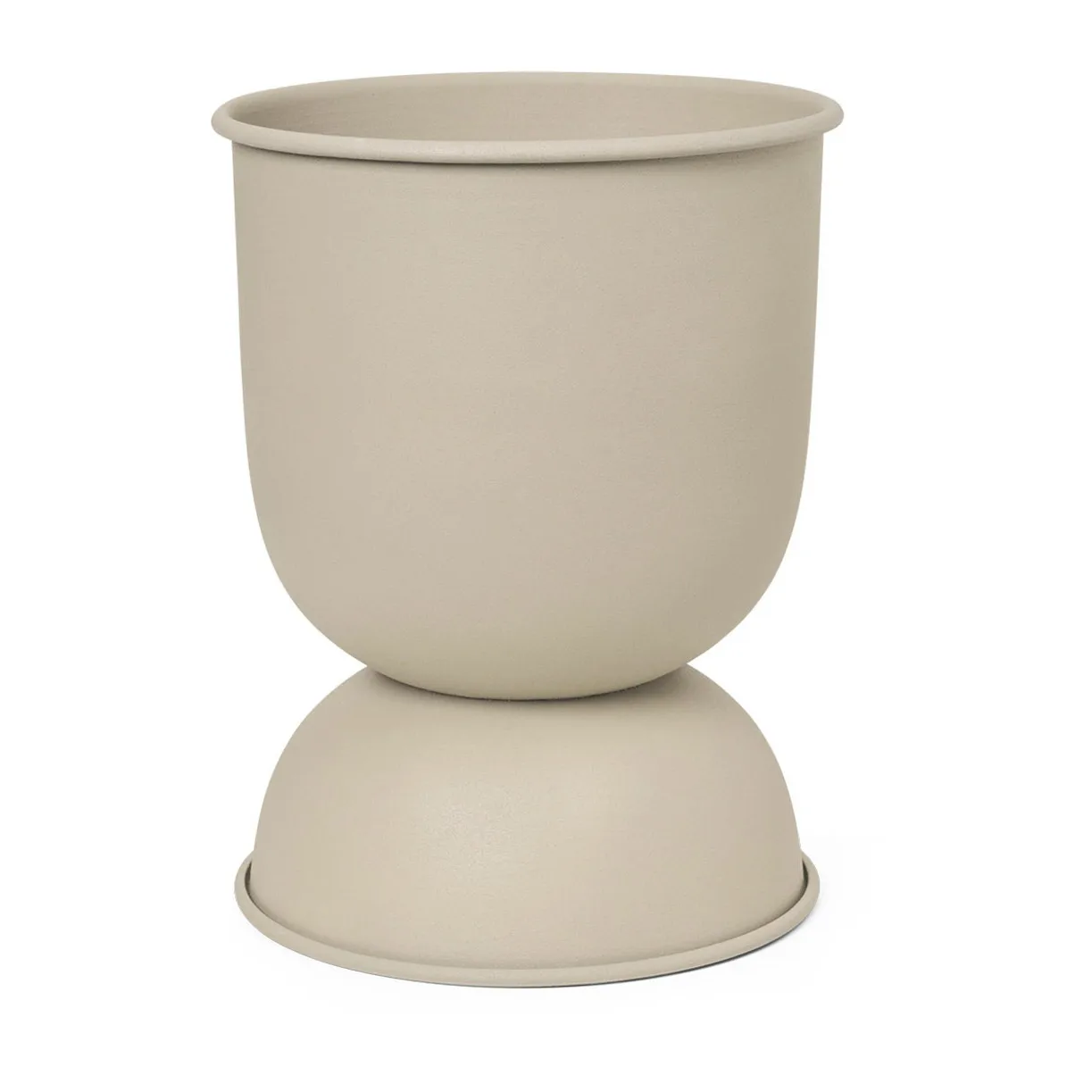 Ferm Living, Hourglass Urtepotteskjuler Extra Small Cashmere