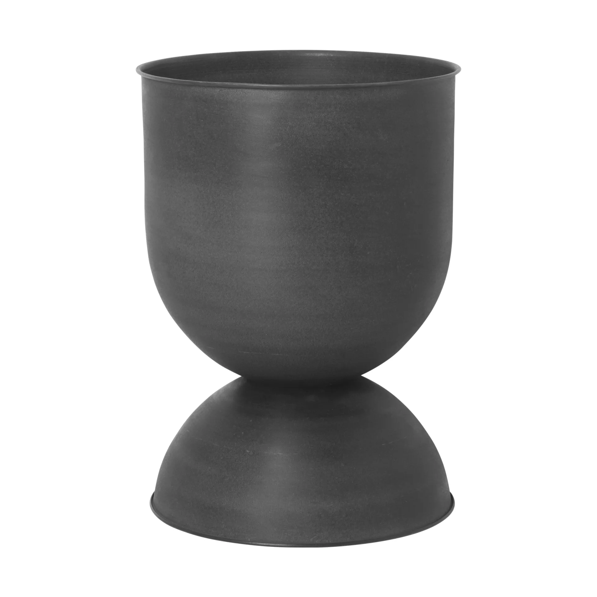 Ferm Living Hourglass krukke medium Ø40 cm Sort-mørkegrå