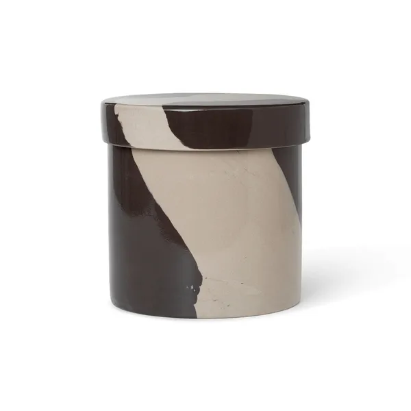 Inlay förvaringsburk Ø14,5 cm, Sand