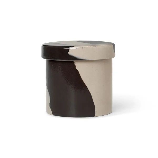 Inlay förvaringsburk Ø9,8 cm, Sand
