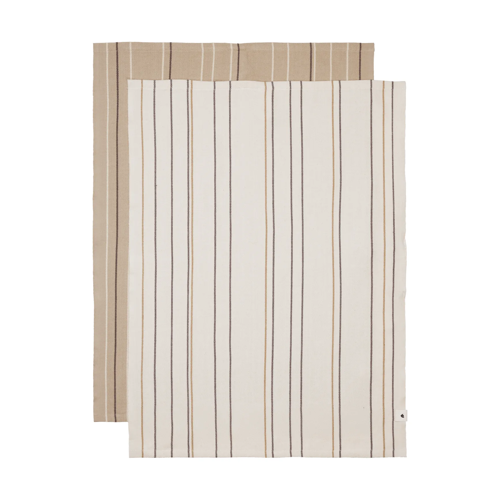 Ferm Living Ito viskestykke 50x70 cm 2-pak Parchment-cashmere