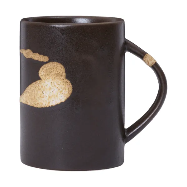 Koyo mugg 30 cl, Dark brown-buff