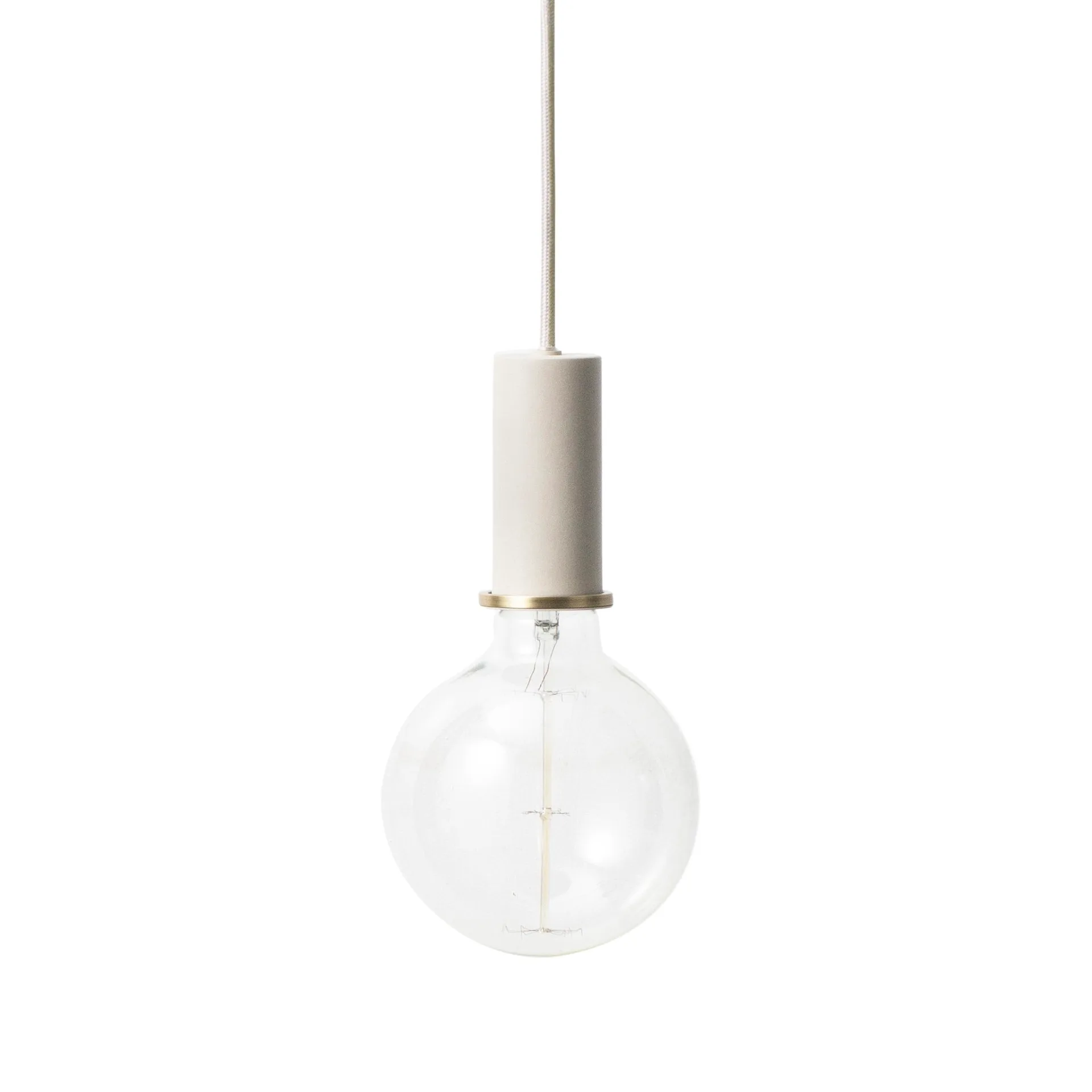 Ferm Living Lampe à suspension Collect petite gris clair