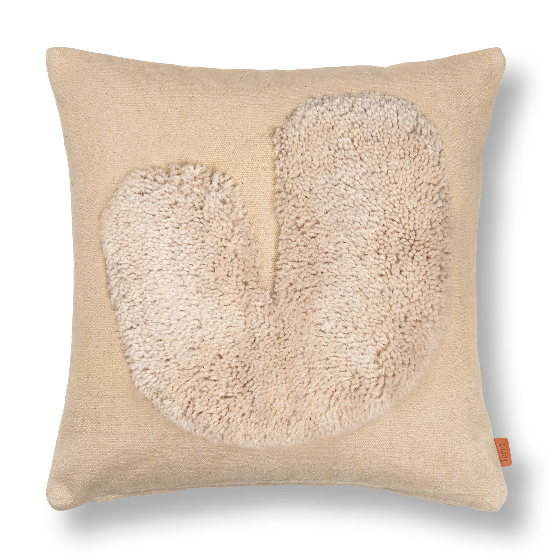 Ferm Living Lay pude 50x50 cm Sand/Offwhite