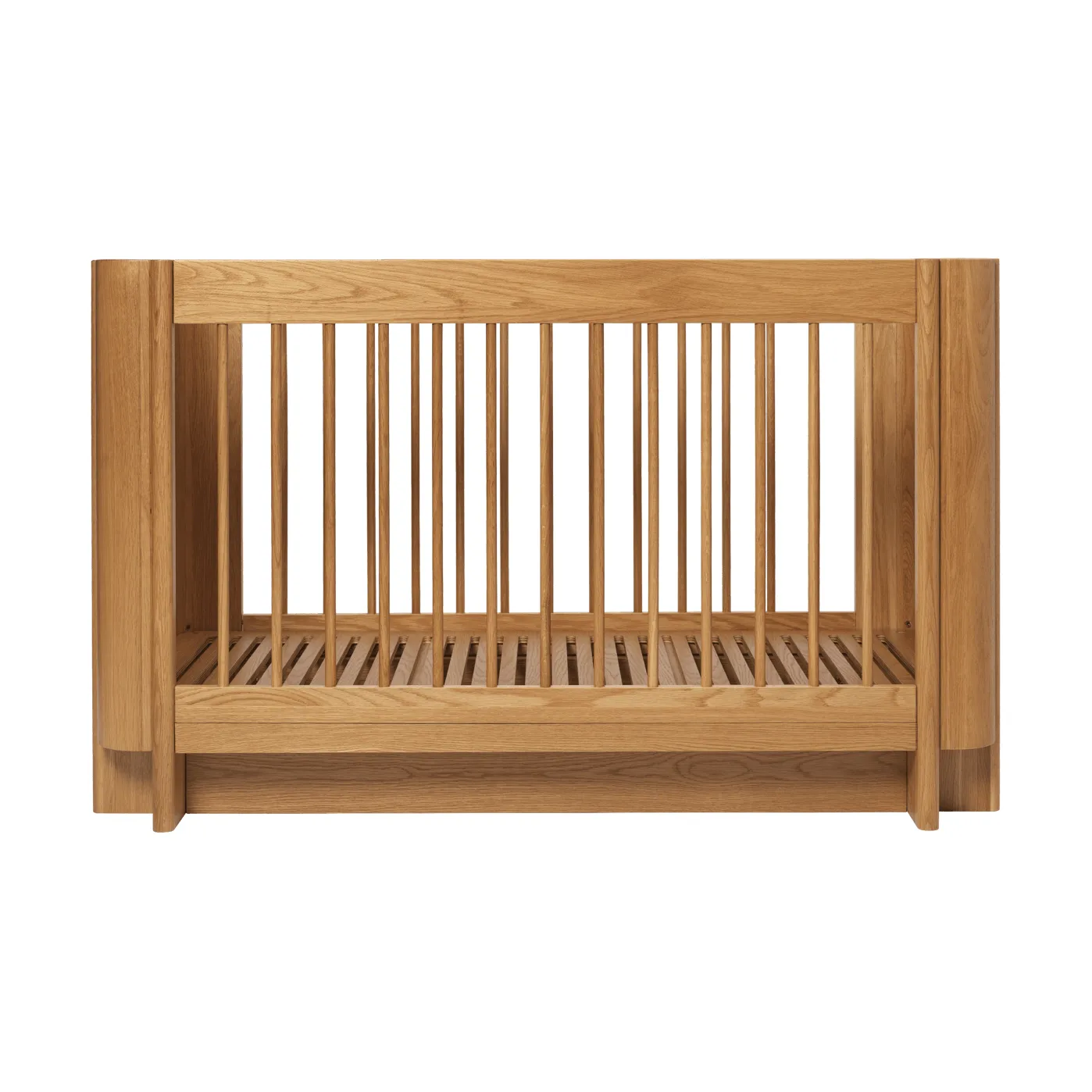 Ferm Living Lit bébé Tilu Chêne naturel, ,5x80 cm