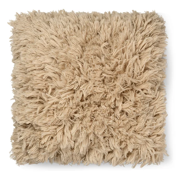 Meadow High Pile kudde 50x50 cm, Light