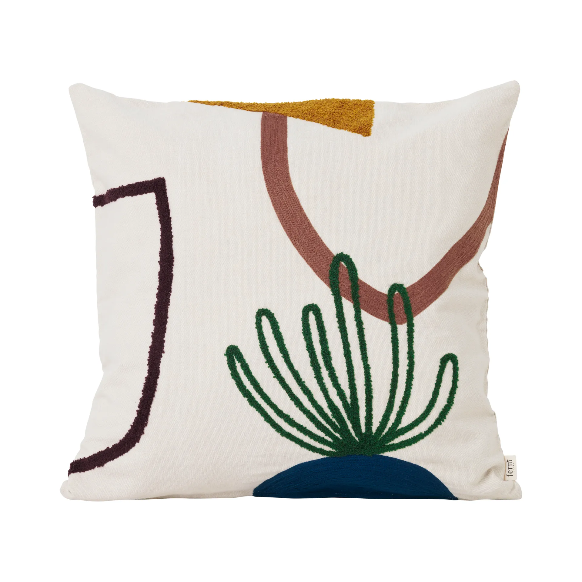 Ferm Living Mirage pude 50x50 cm Island