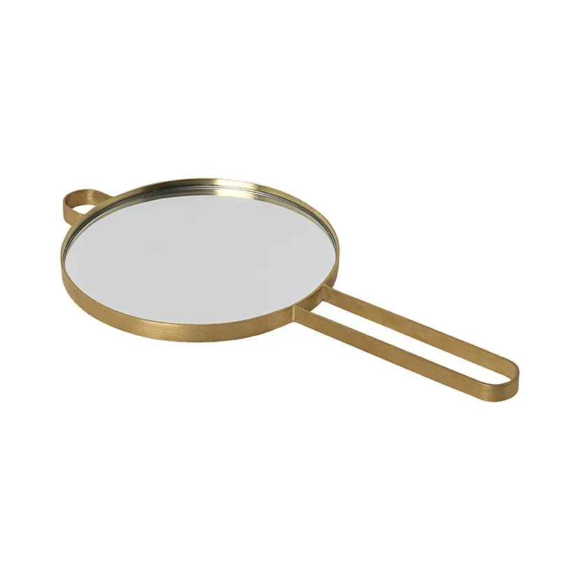 Ferm Living Miroir à main Poise laiton