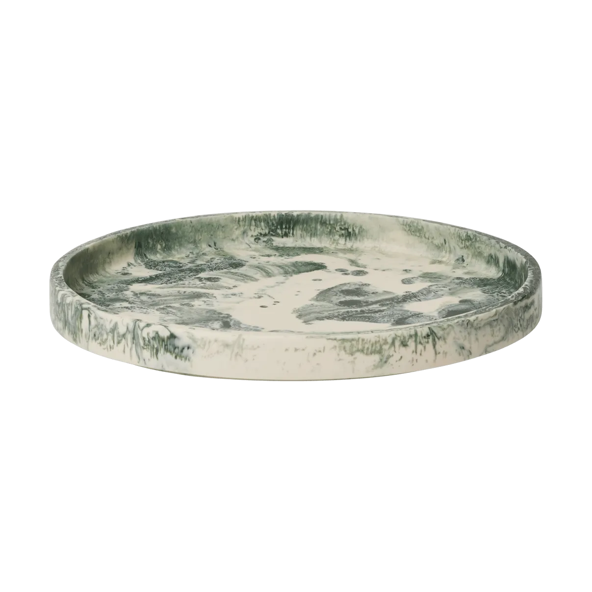 Ferm Living Mist dekorationsbakke Ø30 cm Emerald-off-white