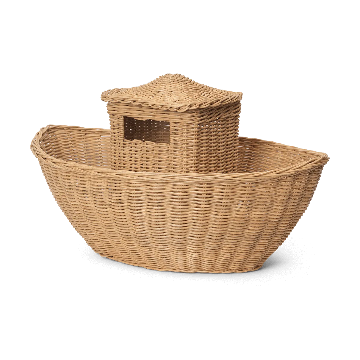 Ferm Living Panier de rangement en osier Ark Naturel
