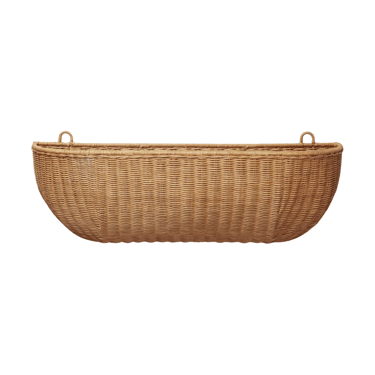 Ferm Living Panier mural Braided wall pocket cm Natural