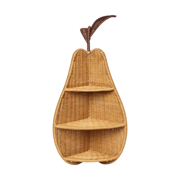 Pear braided hörnhylla, Natural