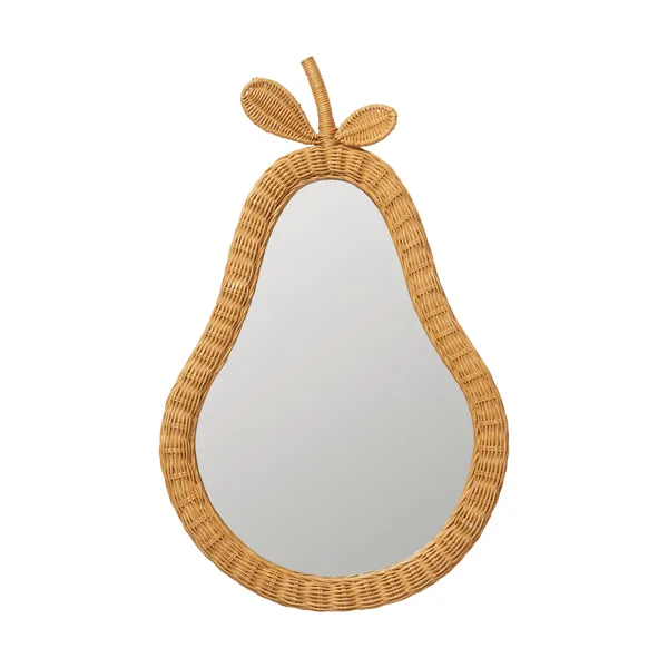 Pear braided spegel, Natural