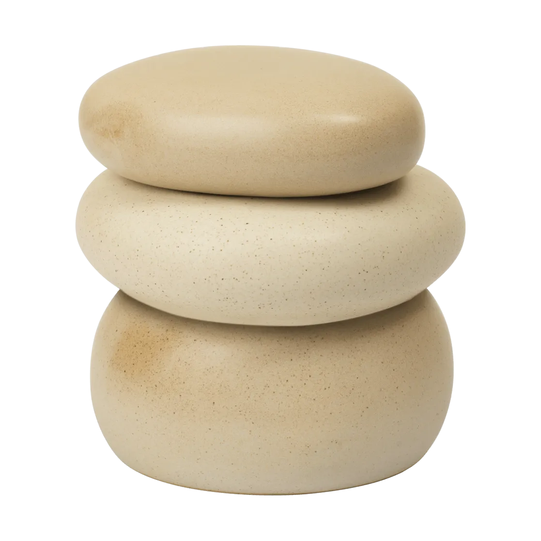Ferm Living Pebble boîte grande Sand/Cream