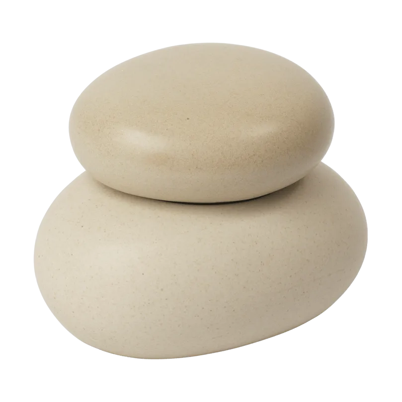 Ferm Living Pebble boîte petite Sand/Cream