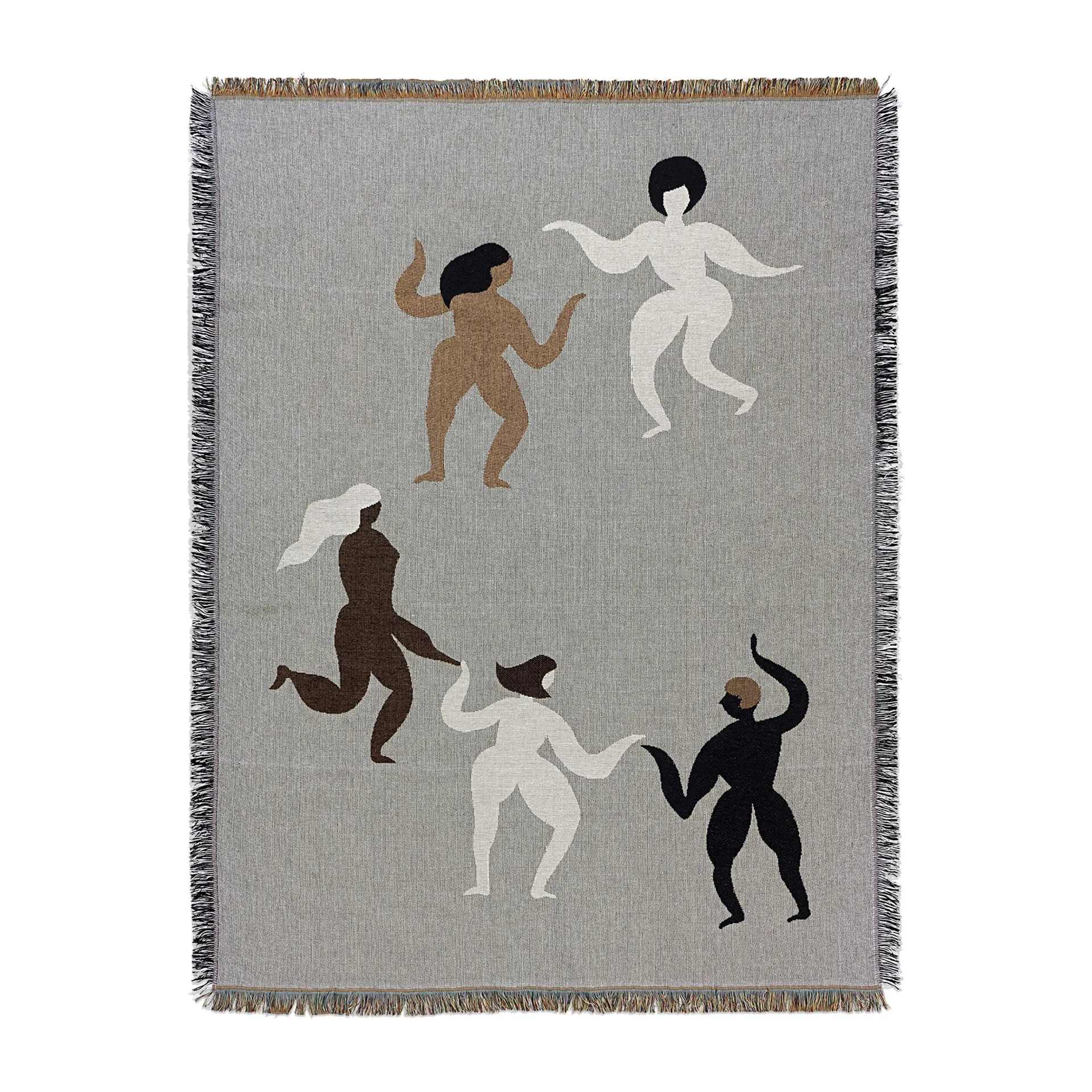Ferm Living Plaid Free tapestry cm Grey
